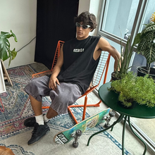 Load image into Gallery viewer, Logo Core Sleeveless Tee - Jet Black
