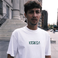 Garment Dye Oversized Logo Tee