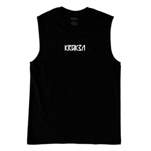 Logo Core Sleeveless Tee - Jet Black