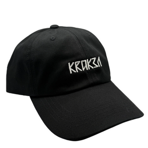 Logo Embroidered Dad Hat - Black